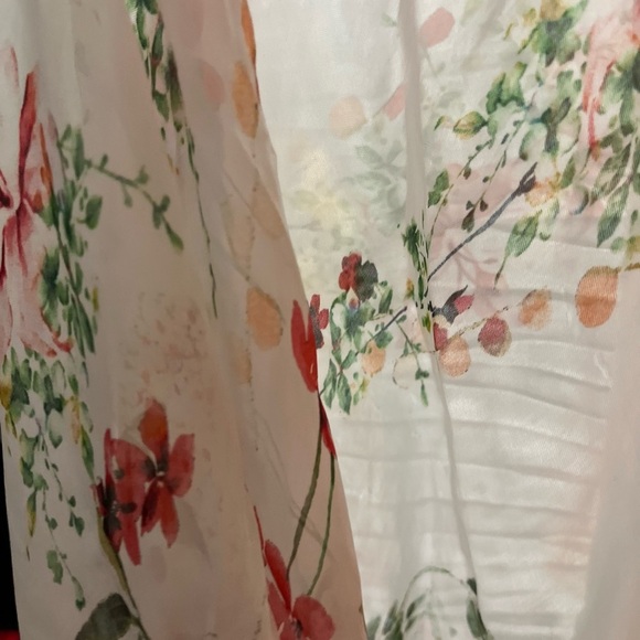 Elena Baldi Made in Italy Floral Kimono Cardigan Silk Blend OS Women - Picture 4 of 6